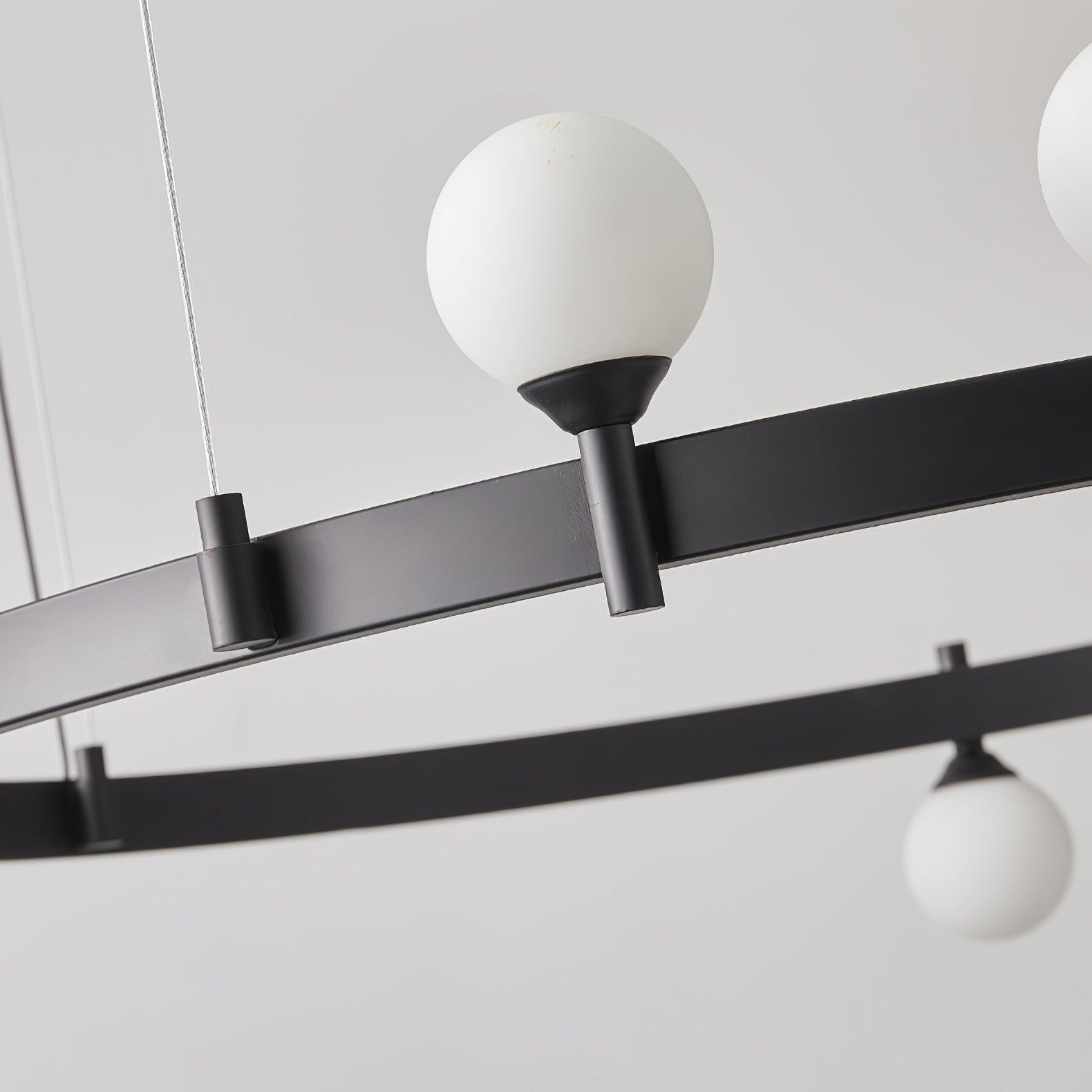 Orel Pendant Lamp Round Black Ring-Neutral Decor