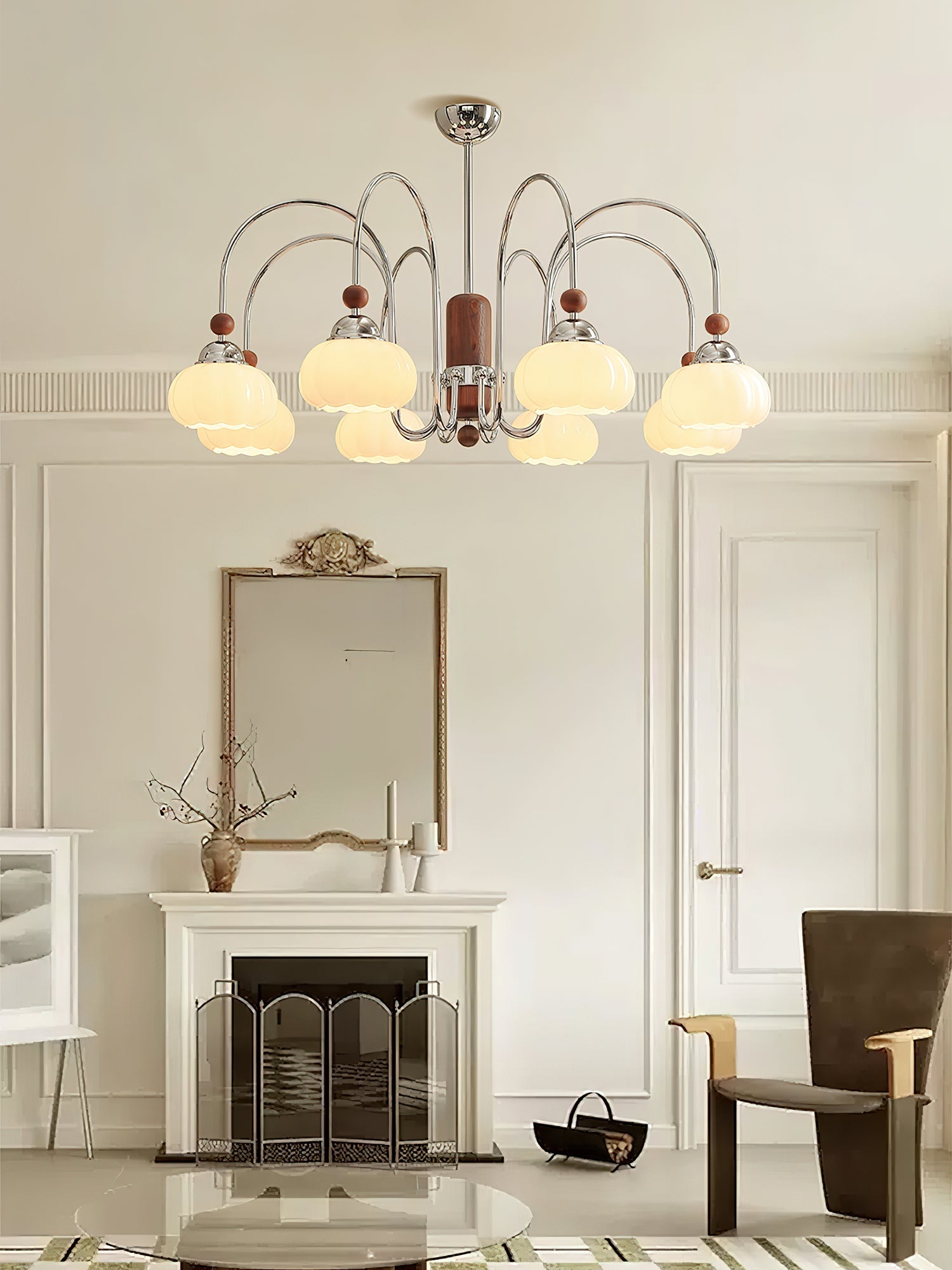 Flora Chandelier-Neutral Decor