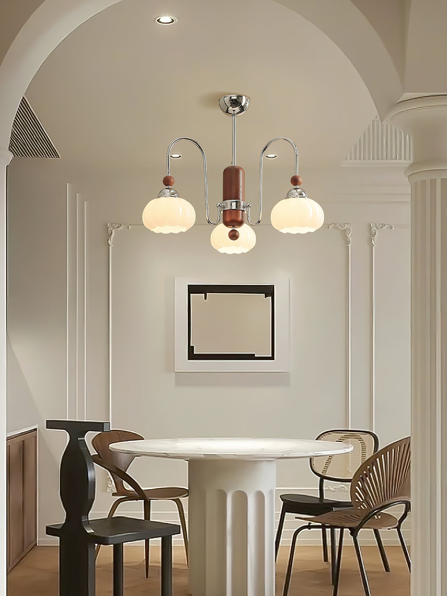 Flora Chandelier-Neutral Decor