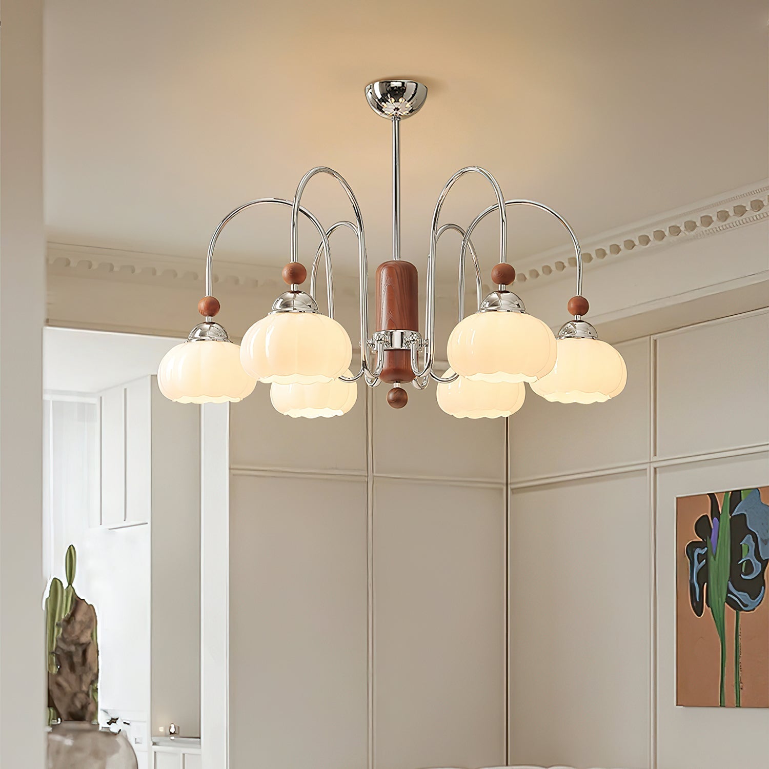 Flora Chandelier-Neutral Decor