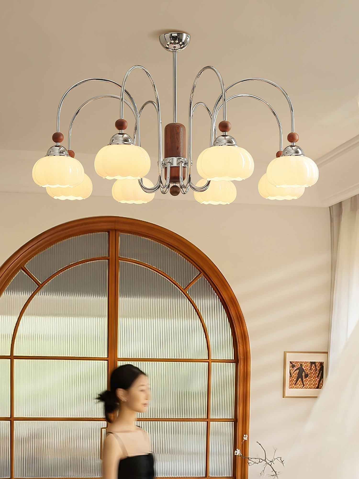 Flora Chandelier-Neutral Decor