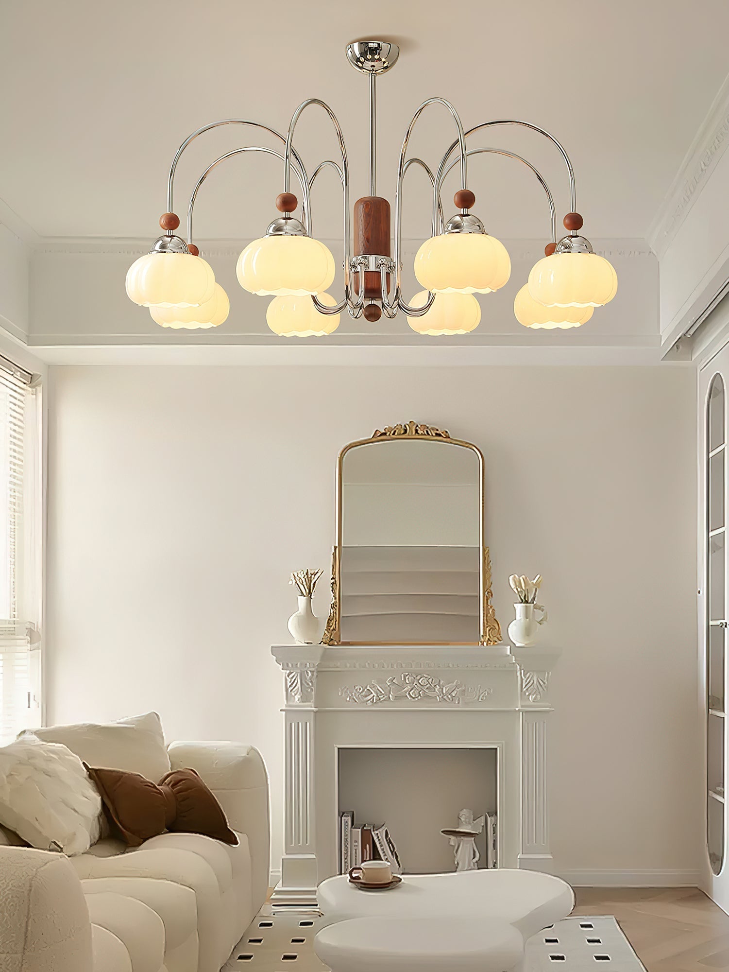 Flora Chandelier-Neutral Decor