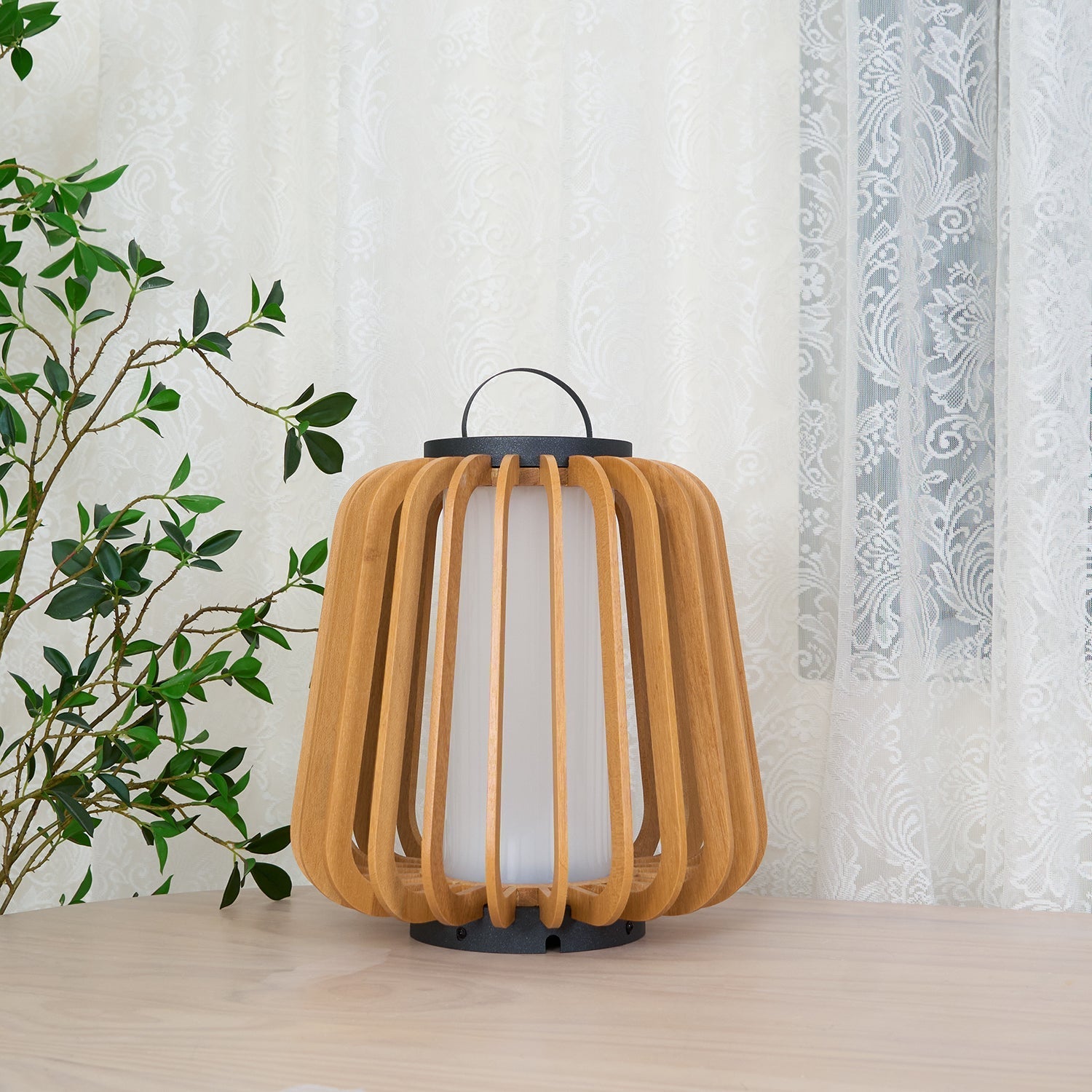 Irina Premium Art Portable Lantern Outdoor Light-Neutral Decor