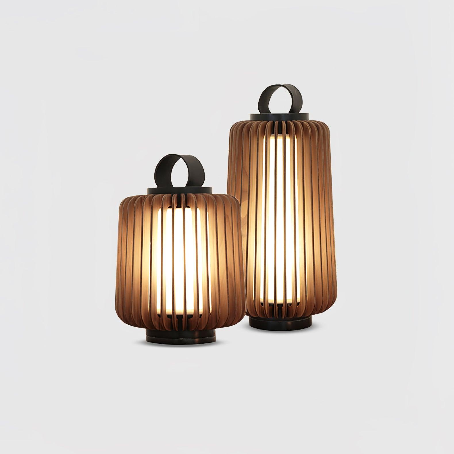Irina Premium Art Portable Lantern Outdoor Light-Neutral Decor