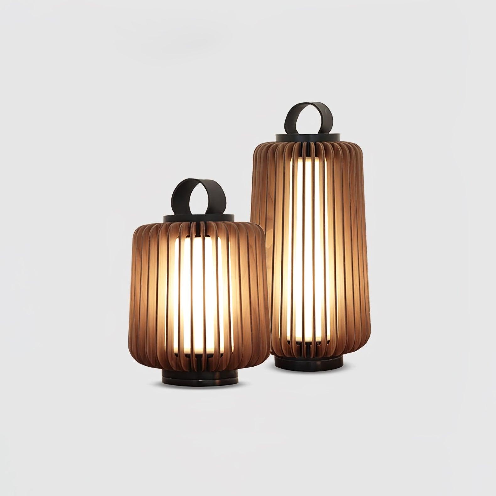 Irina Premium Art Portable Lantern Outdoor Light-Neutral Decor