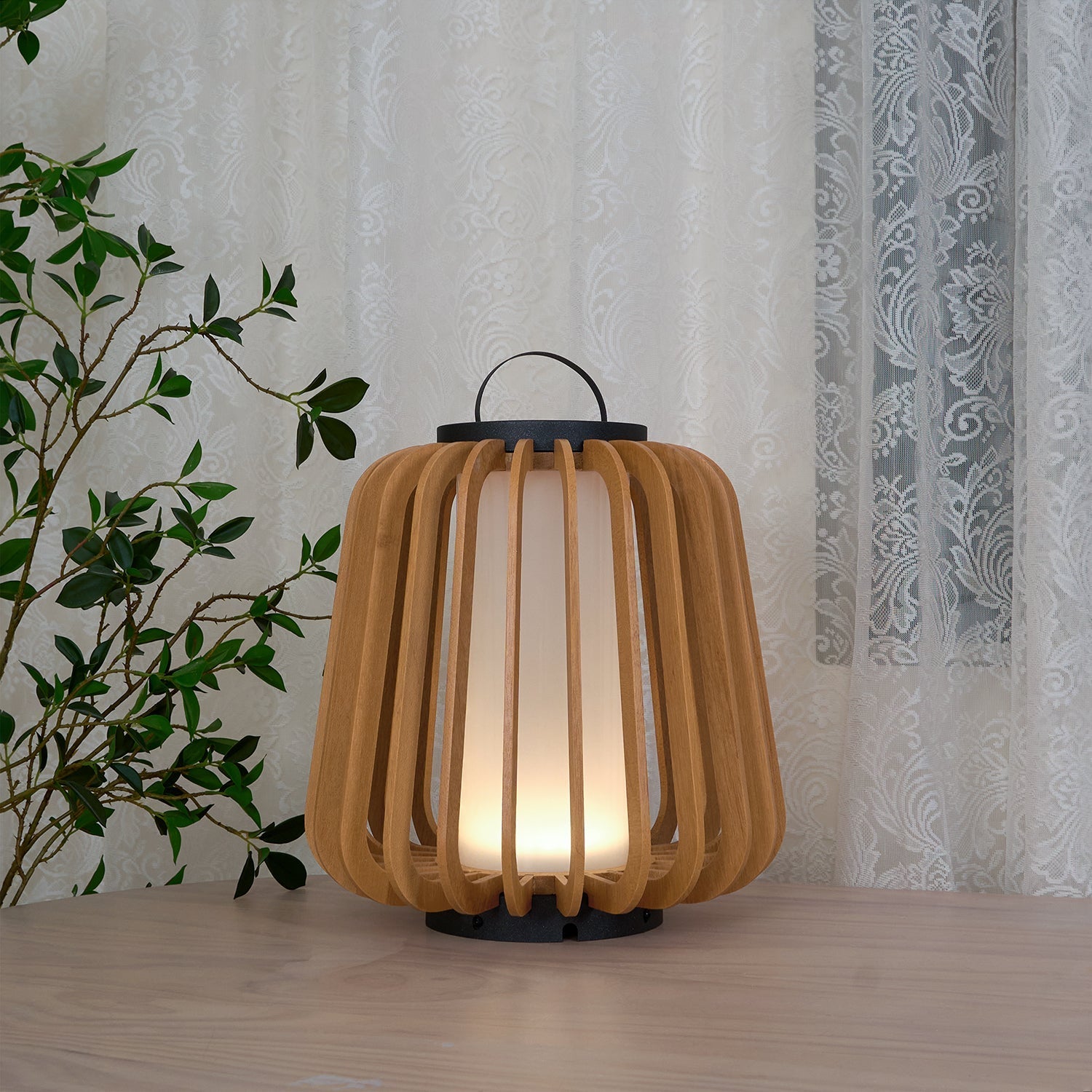 Irina Premium Art Portable Lantern Outdoor Light-Neutral Decor