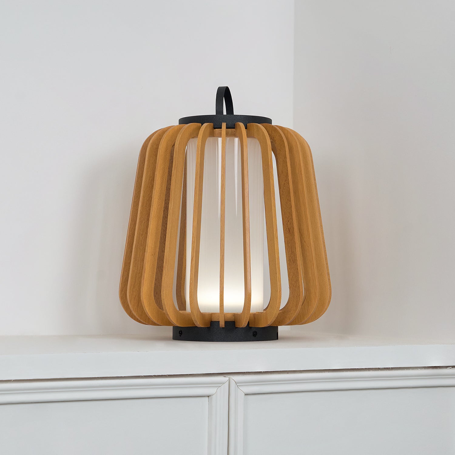 Irina Premium Art Portable Lantern Outdoor Light-Neutral Decor
