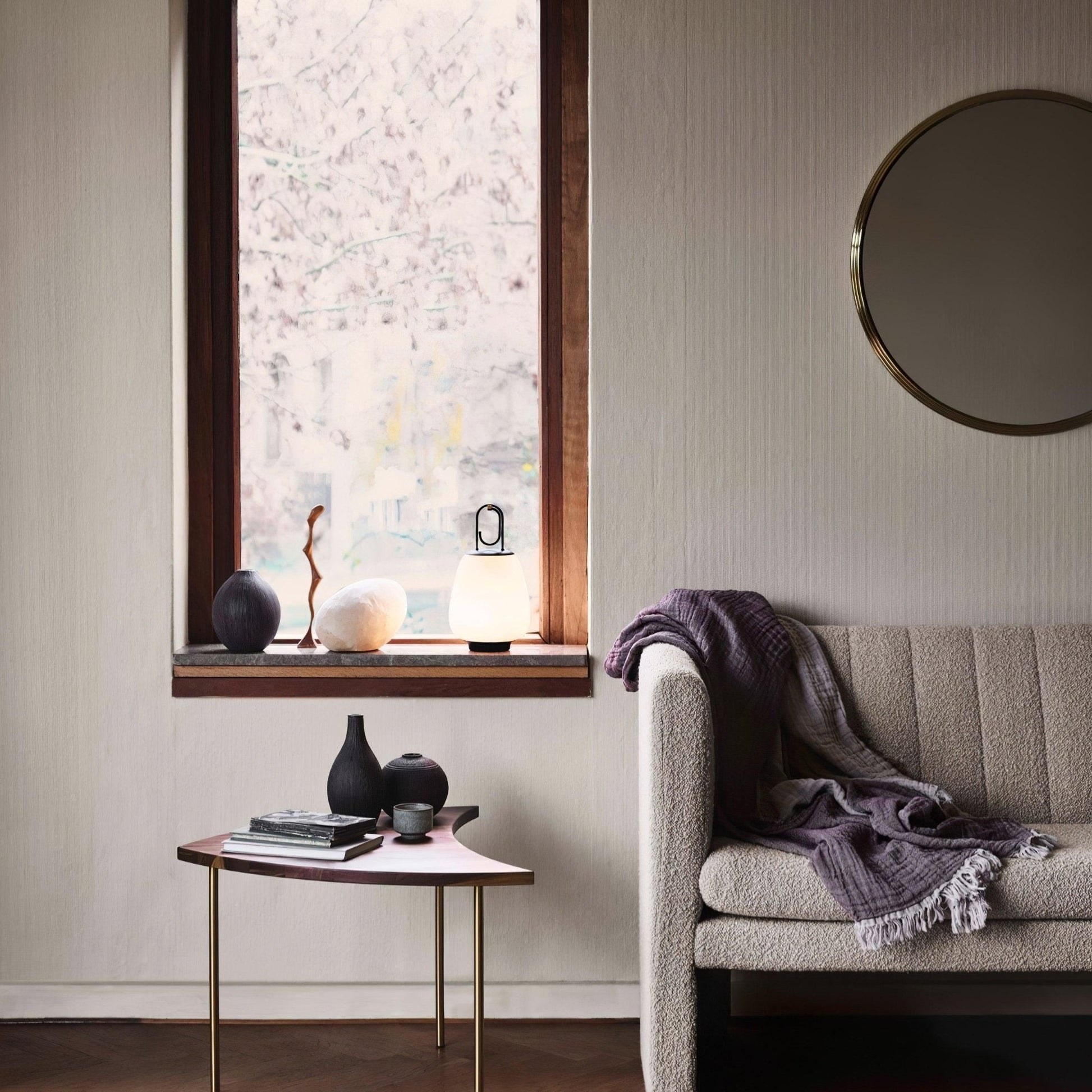 Olloril Contemporary Glass Table Lamp-Neutral Decor