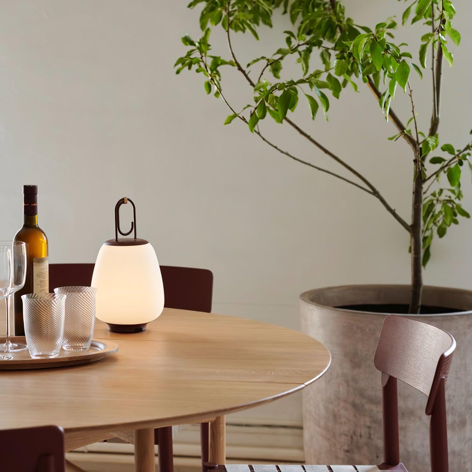 Olloril Contemporary Glass Table Lamp-Neutral Decor