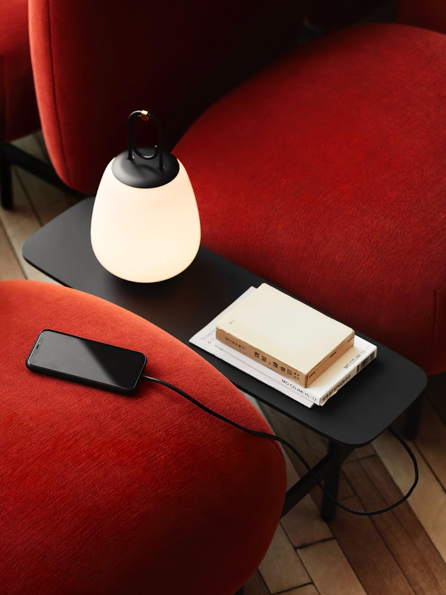 Olloril Contemporary Glass Table Lamp-Neutral Decor