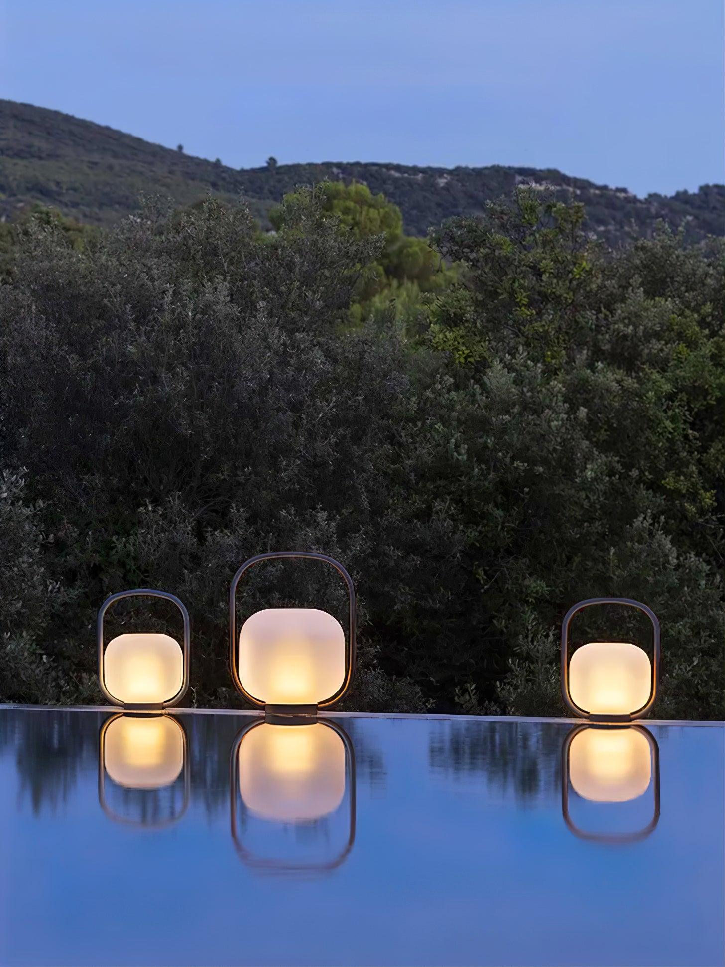 Zelaeon Minimalist Glass Table Lamp-Neutral Decor