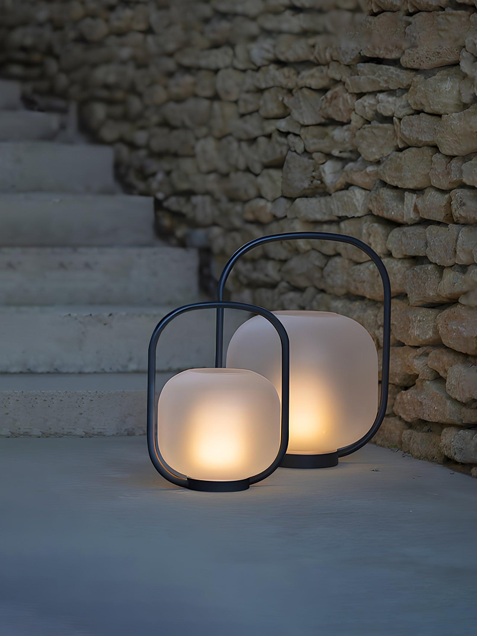 Zelaeon Minimalist Glass Table Lamp-Neutral Decor