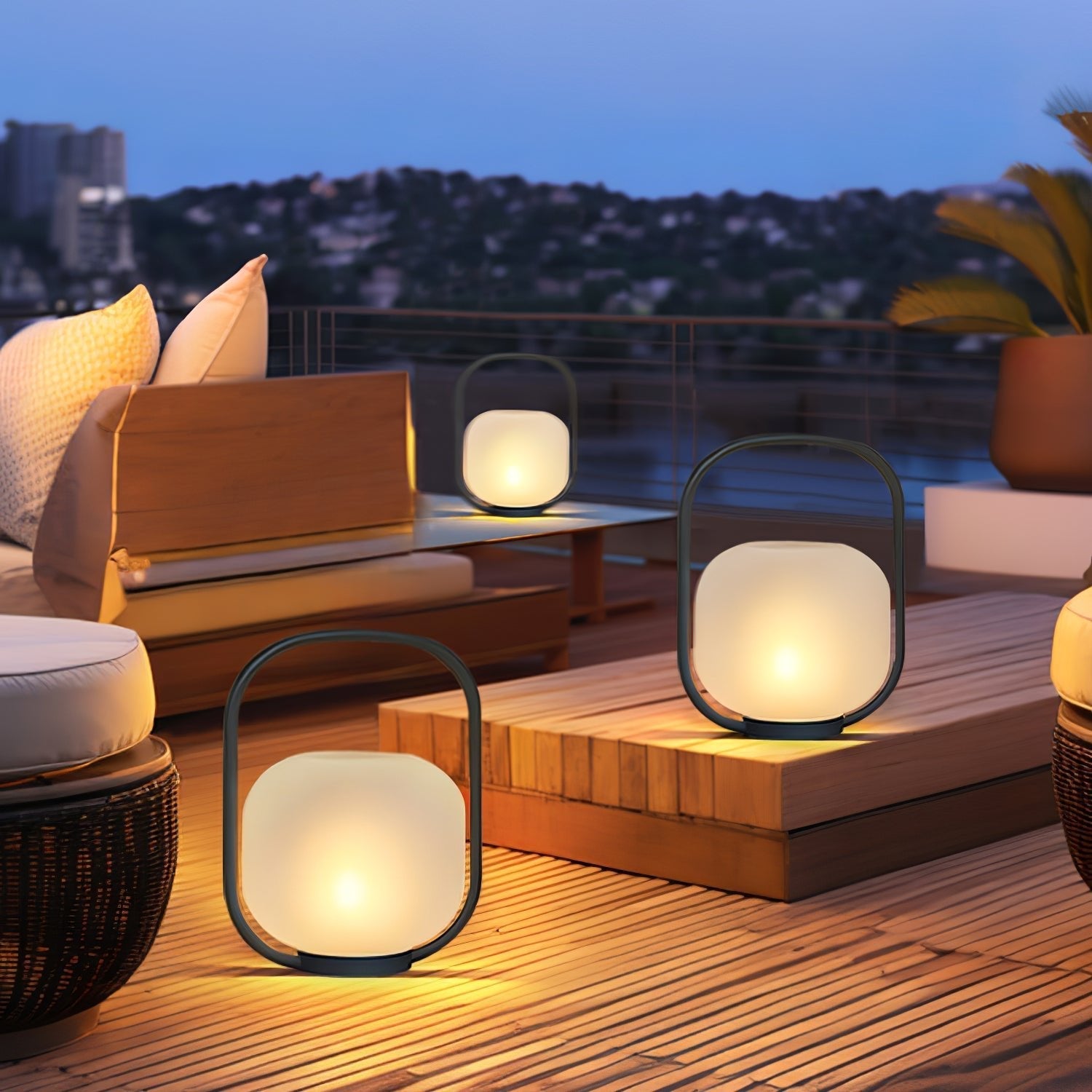 Zelaeon Minimalist Glass Table Lamp-Neutral Decor