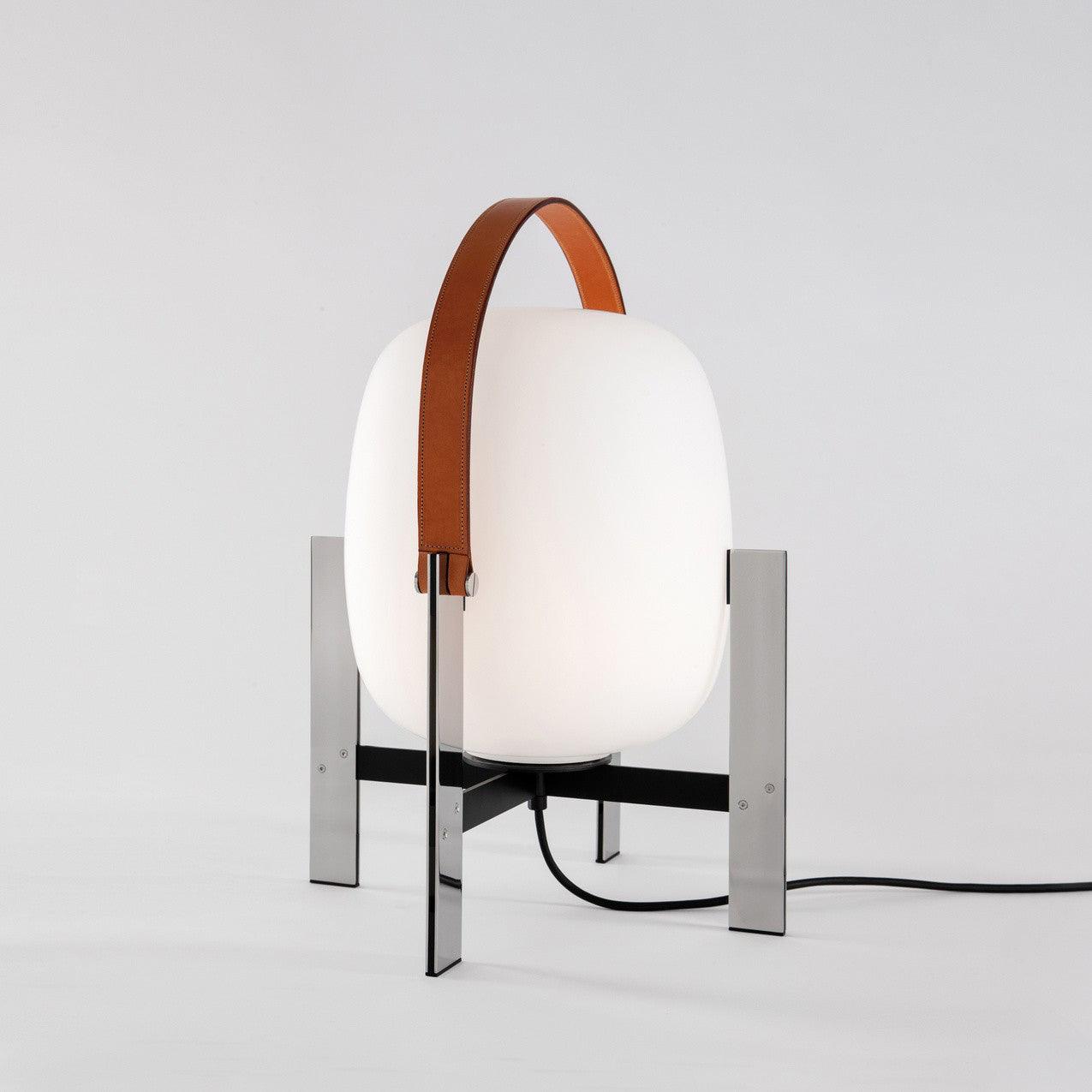 Harper Minimalist Glass Table Lamp-Neutral Decor