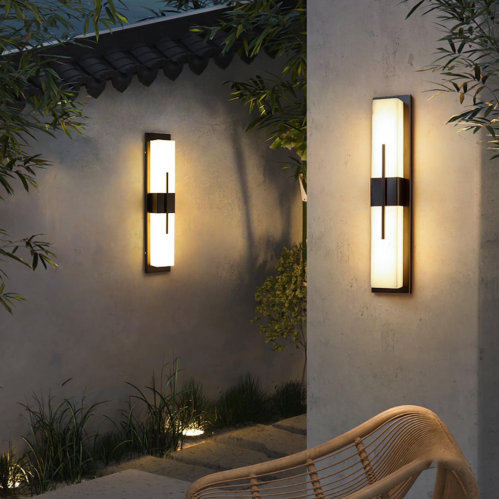 Elarvin Classic Unique Resin Outdoor Wall Light-Neutral Decor