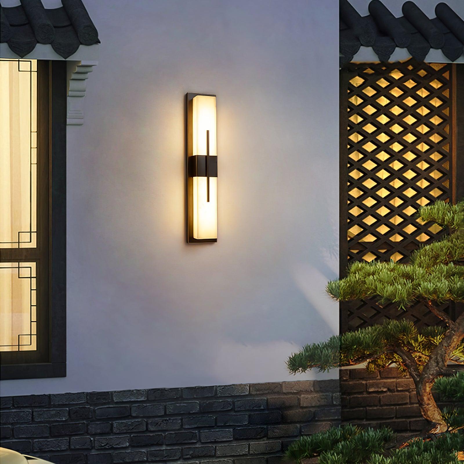Elarvin Classic Unique Resin Outdoor Wall Light-Neutral Decor