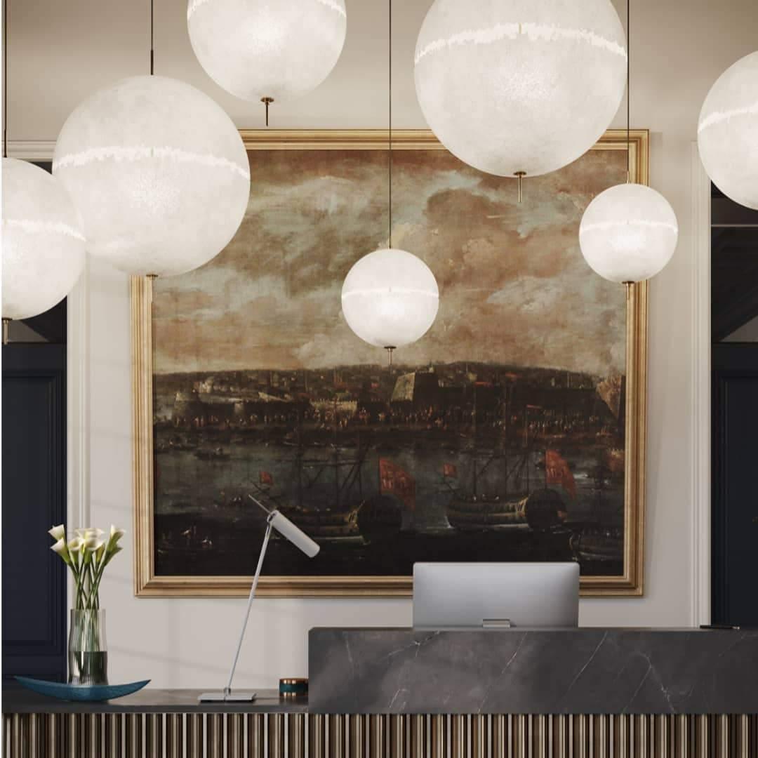 Sel Futuristic Pendant Lamp-Neutral Decor