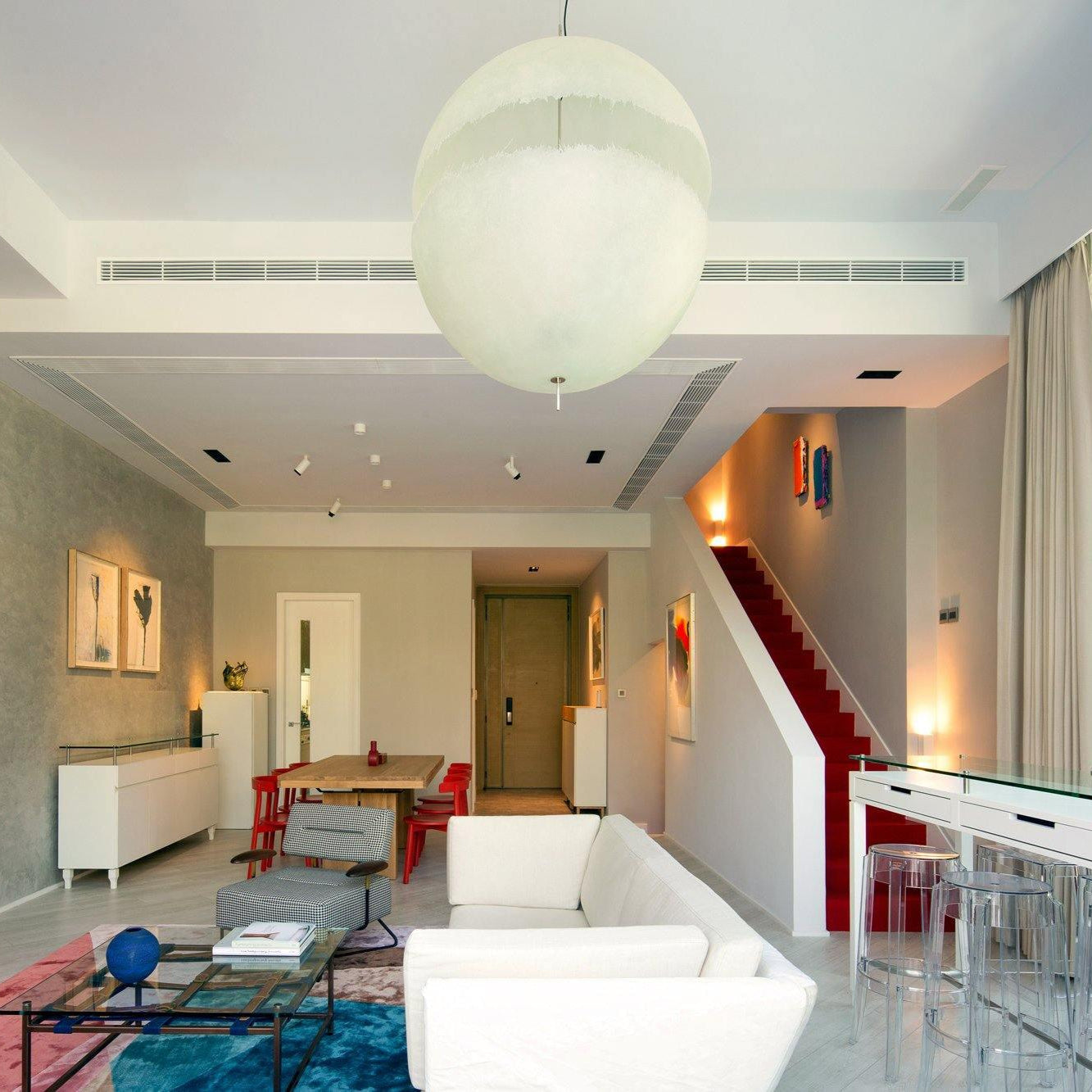 Sel Futuristic Pendant Lamp-Neutral Decor