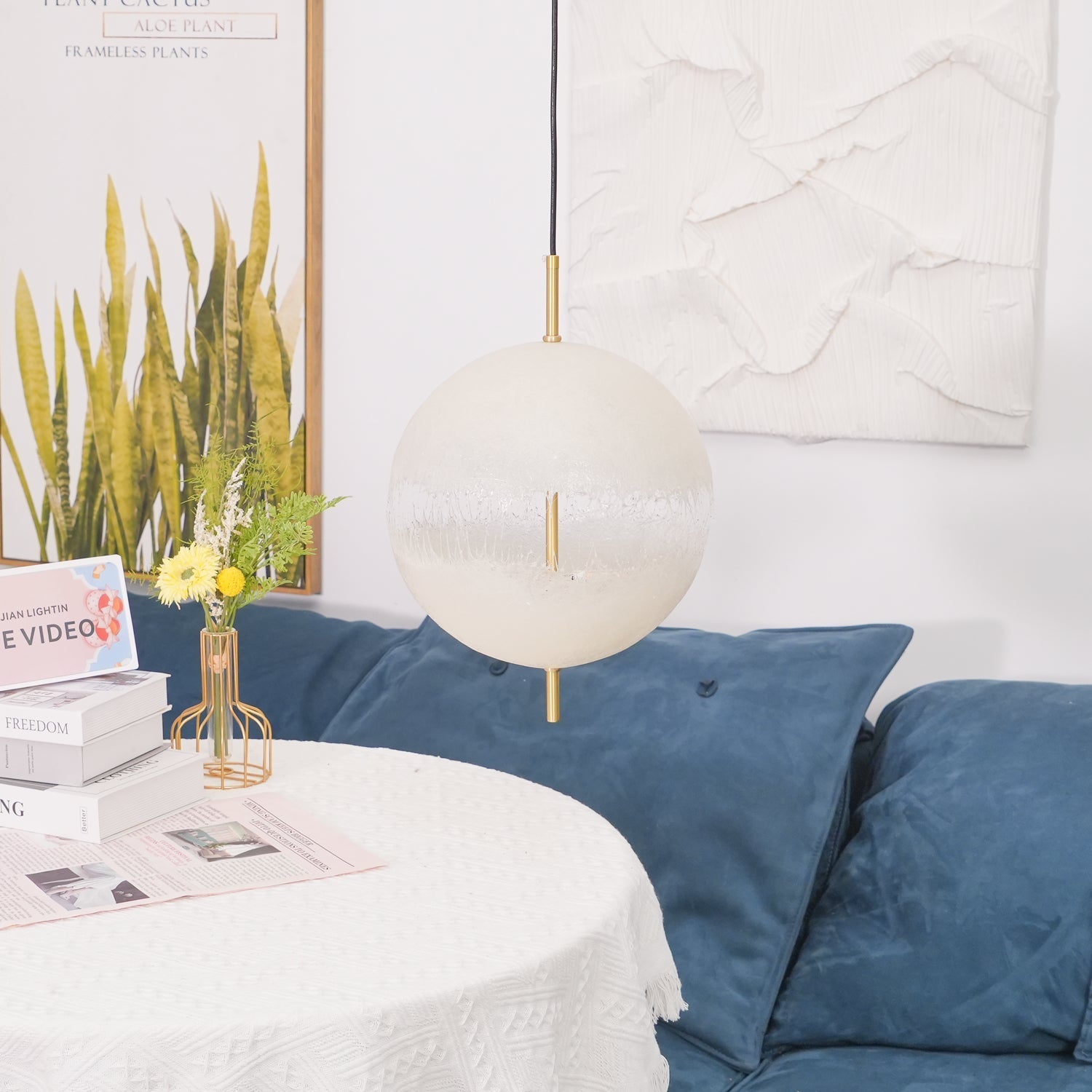 Sel Futuristic Pendant Lamp-Neutral Decor
