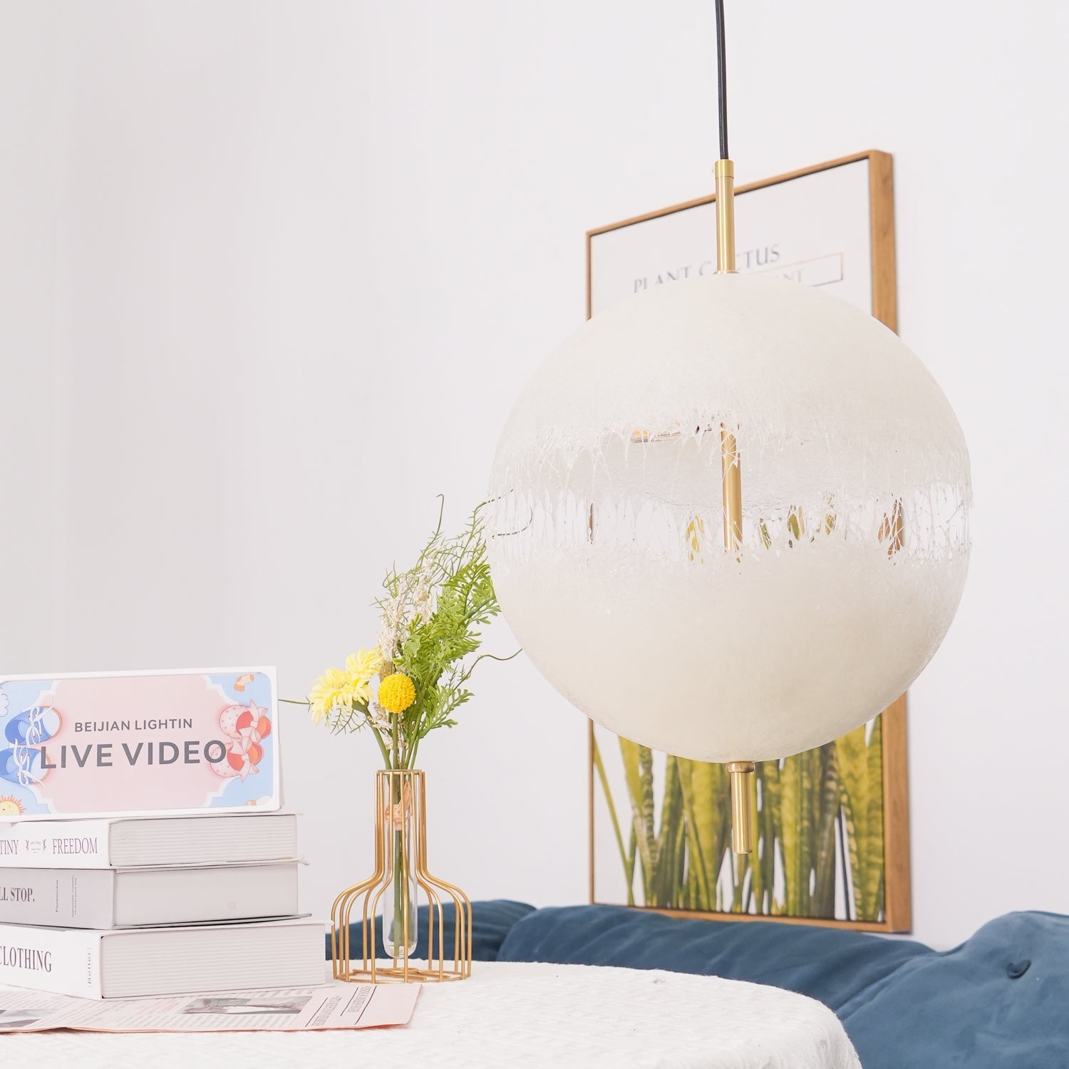Sel Futuristic Pendant Lamp-Neutral Decor