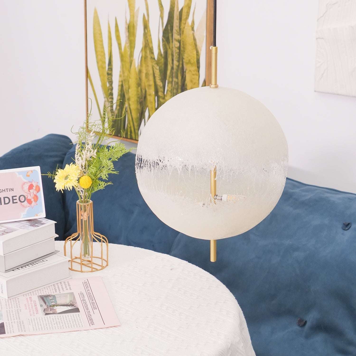 Sel Futuristic Pendant Lamp-Neutral Decor