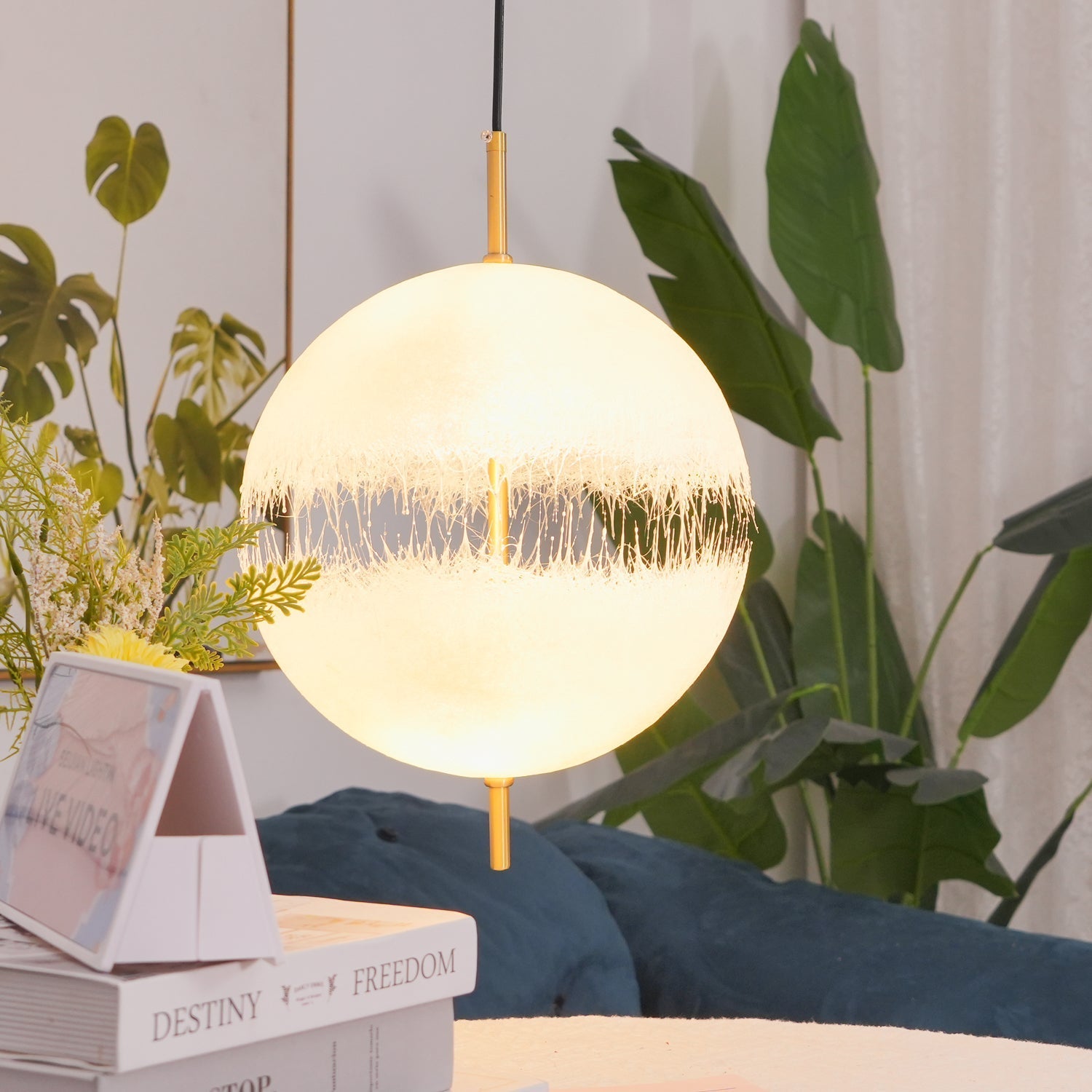 Sel Futuristic Pendant Lamp-Neutral Decor