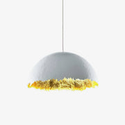 Viliriel Textured Fiberglass Pendant Light-Neutral Decor