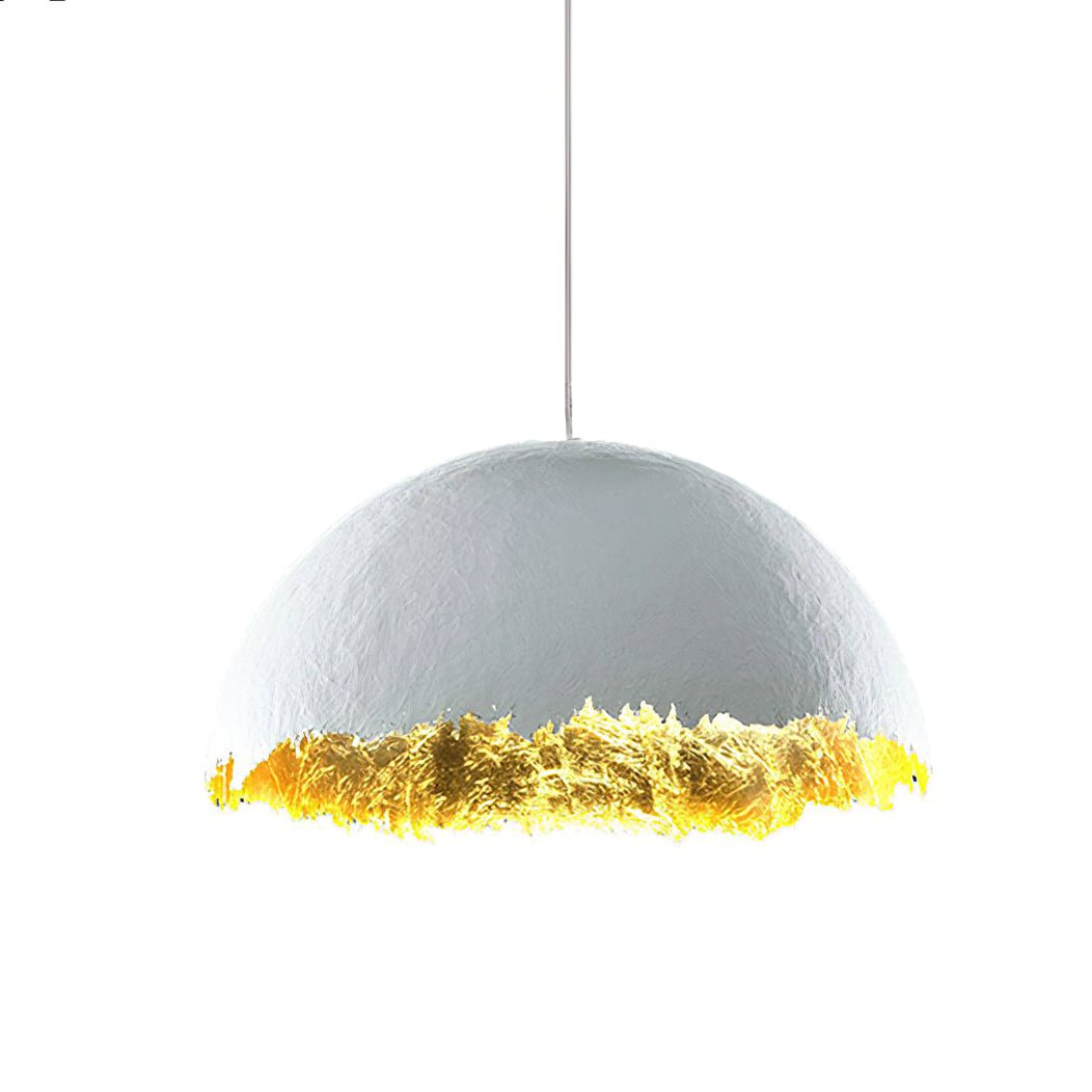 Viliriel Textured Fiberglass Pendant Light-Neutral Decor