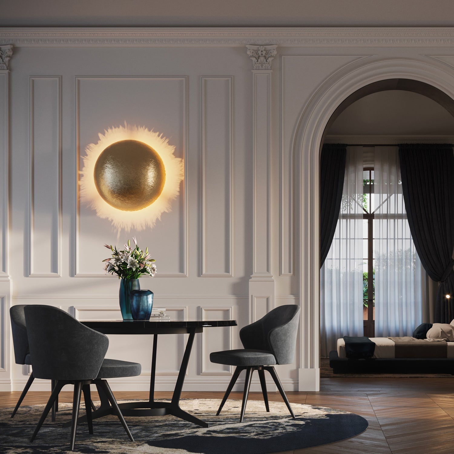 Derek Contemporary Wall Lamp-Neutral Decor