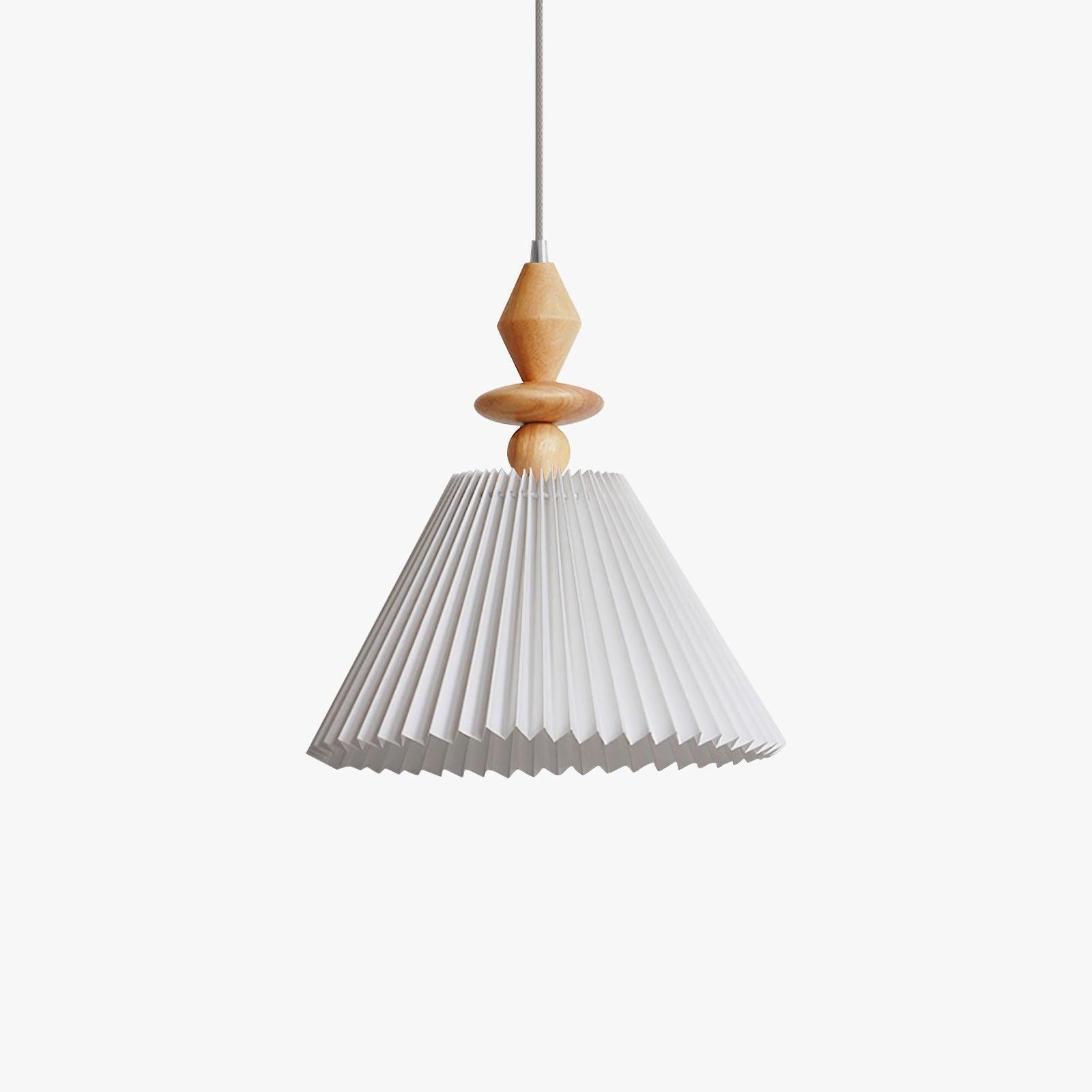 Eurrinion Wood Pendant Light-Neutral Decor