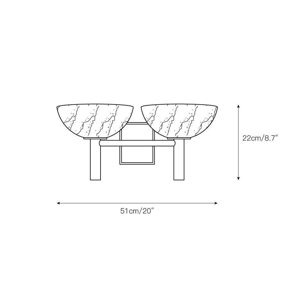 Lumi Alabaster Wall Lamp