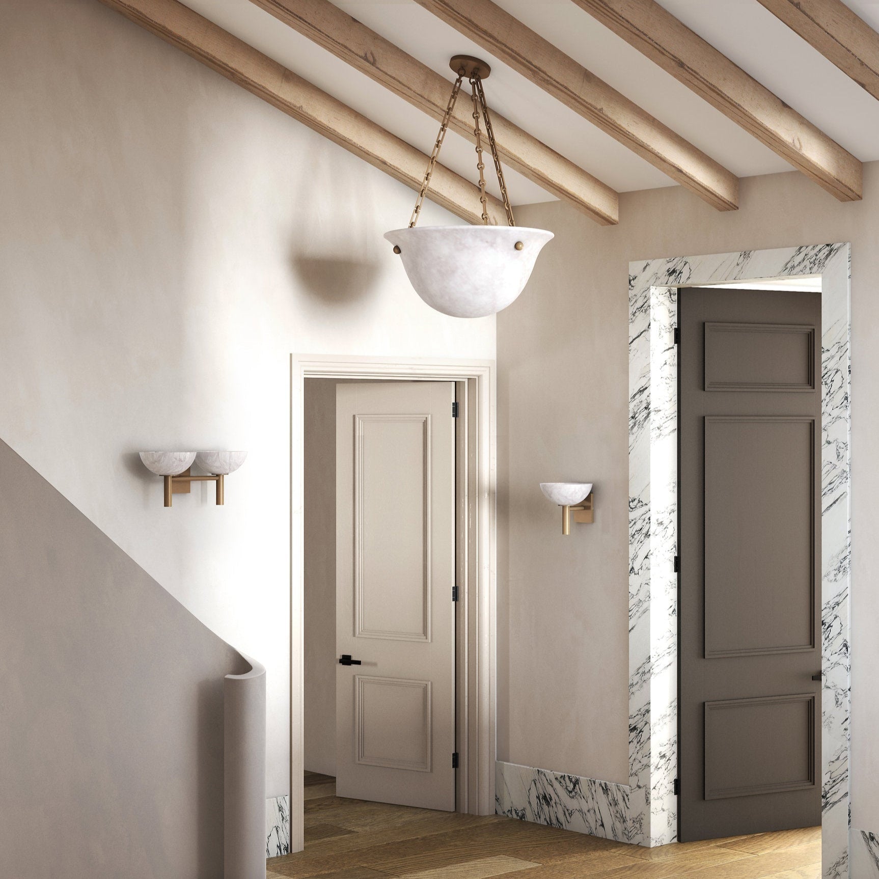 Lumi Alabaster Wall Lamp