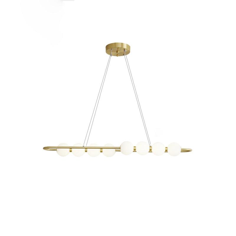 Linea Contemporary Brass Pendant Lamp-Neutral Decor