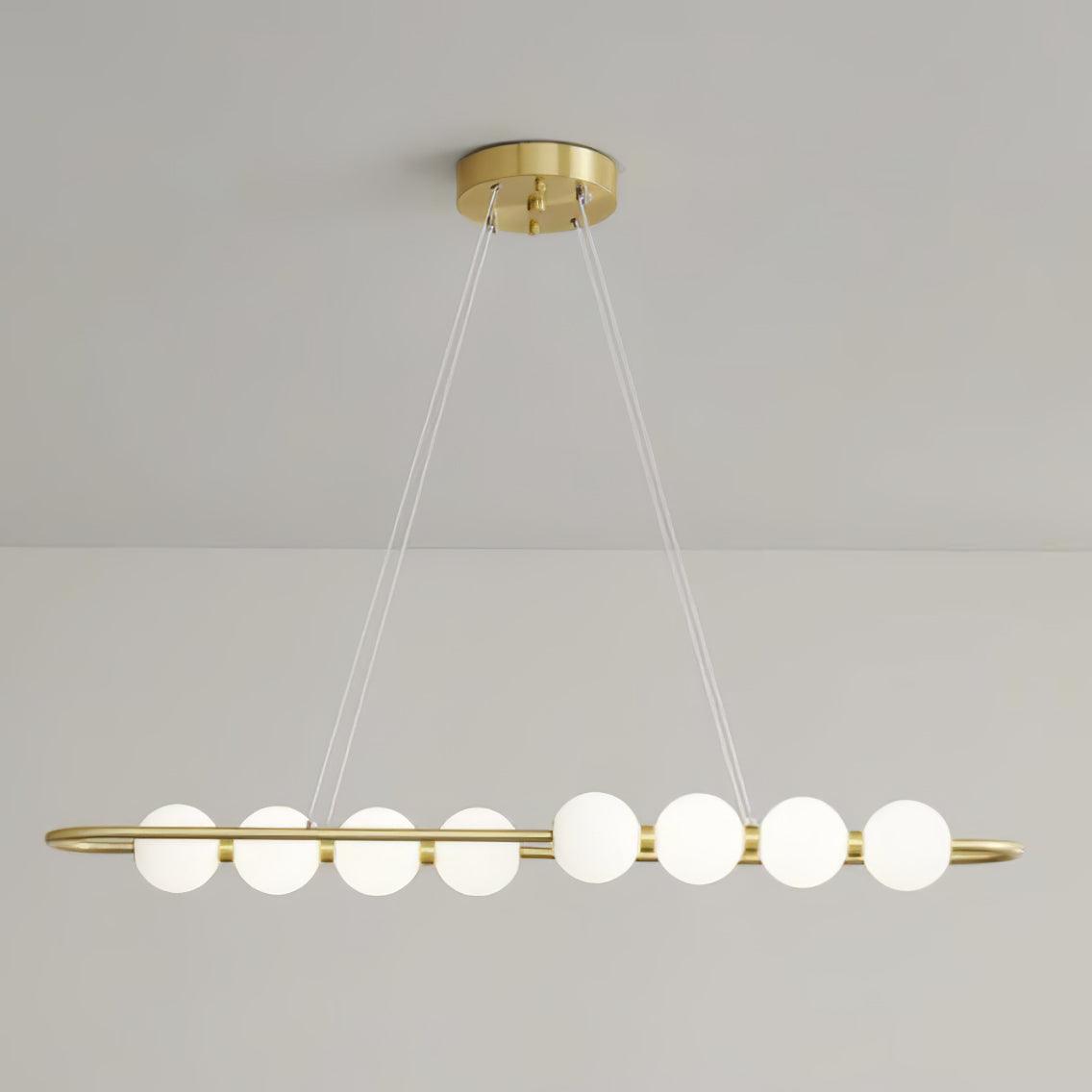 Linea Contemporary Brass Pendant Lamp-Neutral Decor
