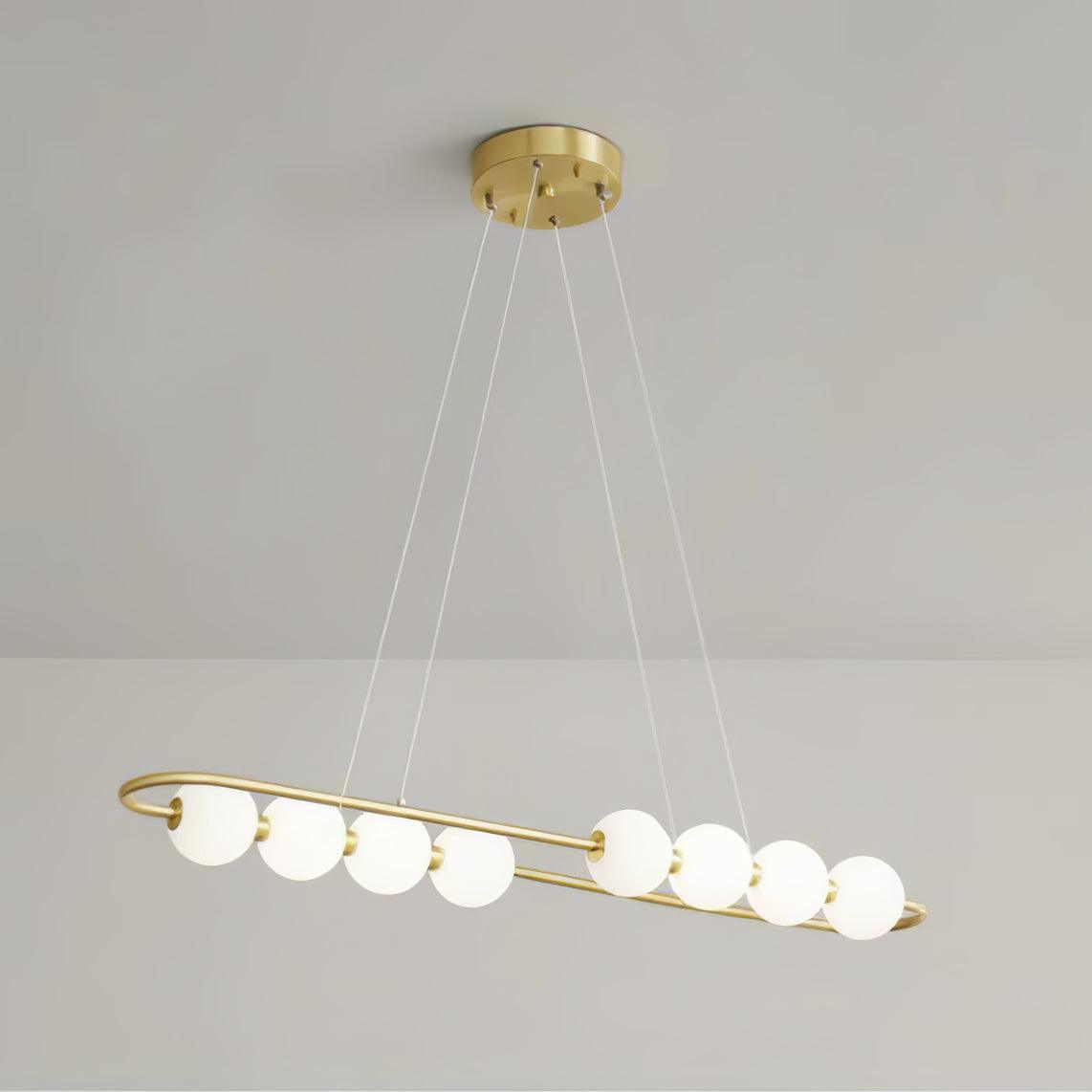Linea Contemporary Brass Pendant Lamp-Neutral Decor
