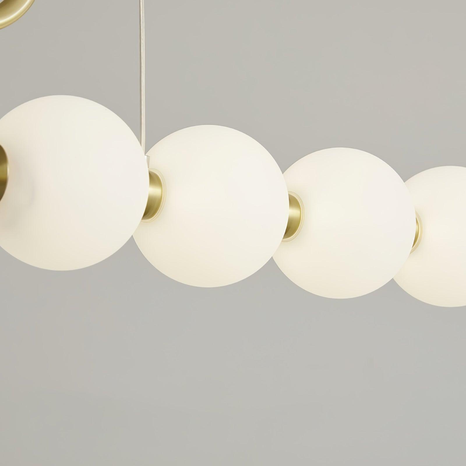 Linea Contemporary Brass Pendant Lamp-Neutral Decor