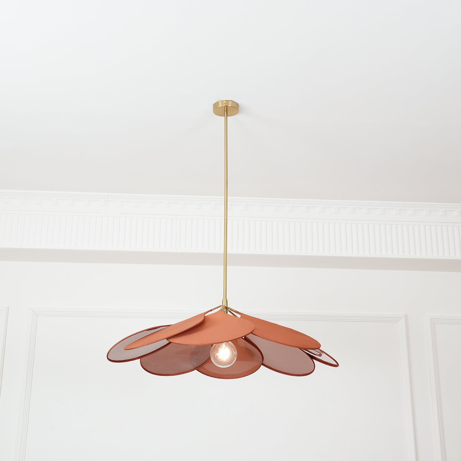 Dax Fabric Nature-inspired Pendant Lamp-Neutral Decor