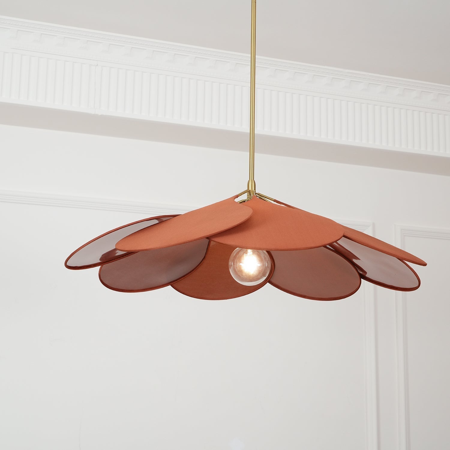 Dax Fabric Nature-inspired Pendant Lamp-Neutral Decor