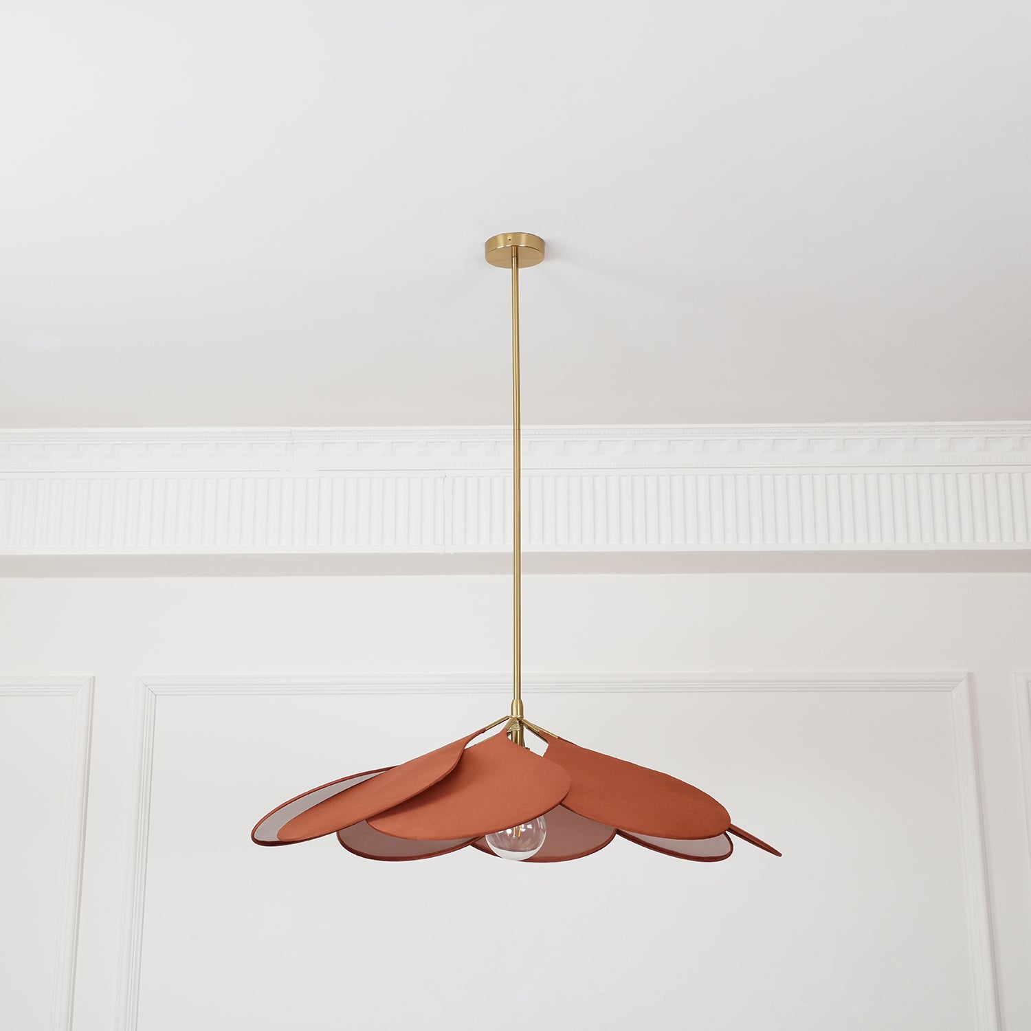 Dax Fabric Nature-inspired Pendant Lamp-Neutral Decor