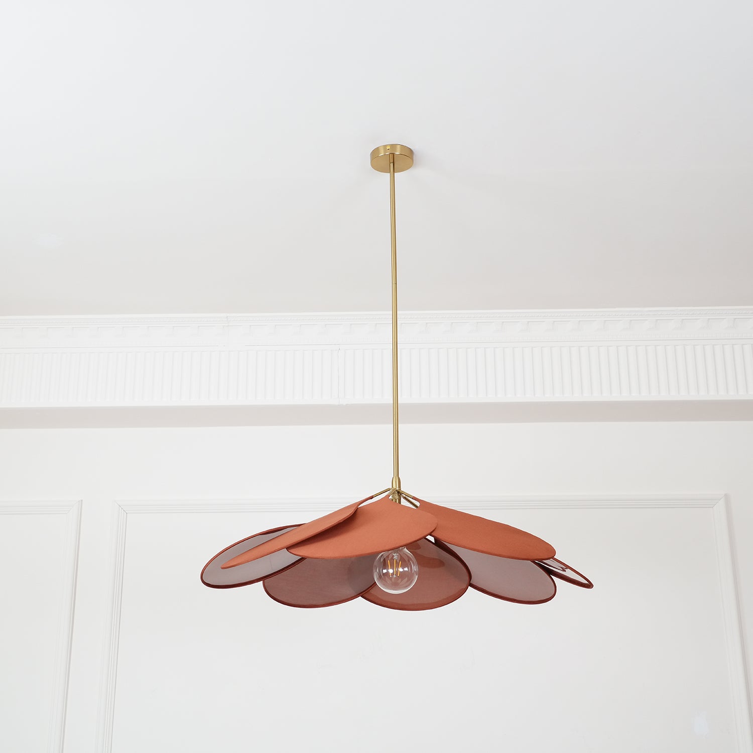 Dax Fabric Nature-inspired Pendant Lamp-Neutral Decor