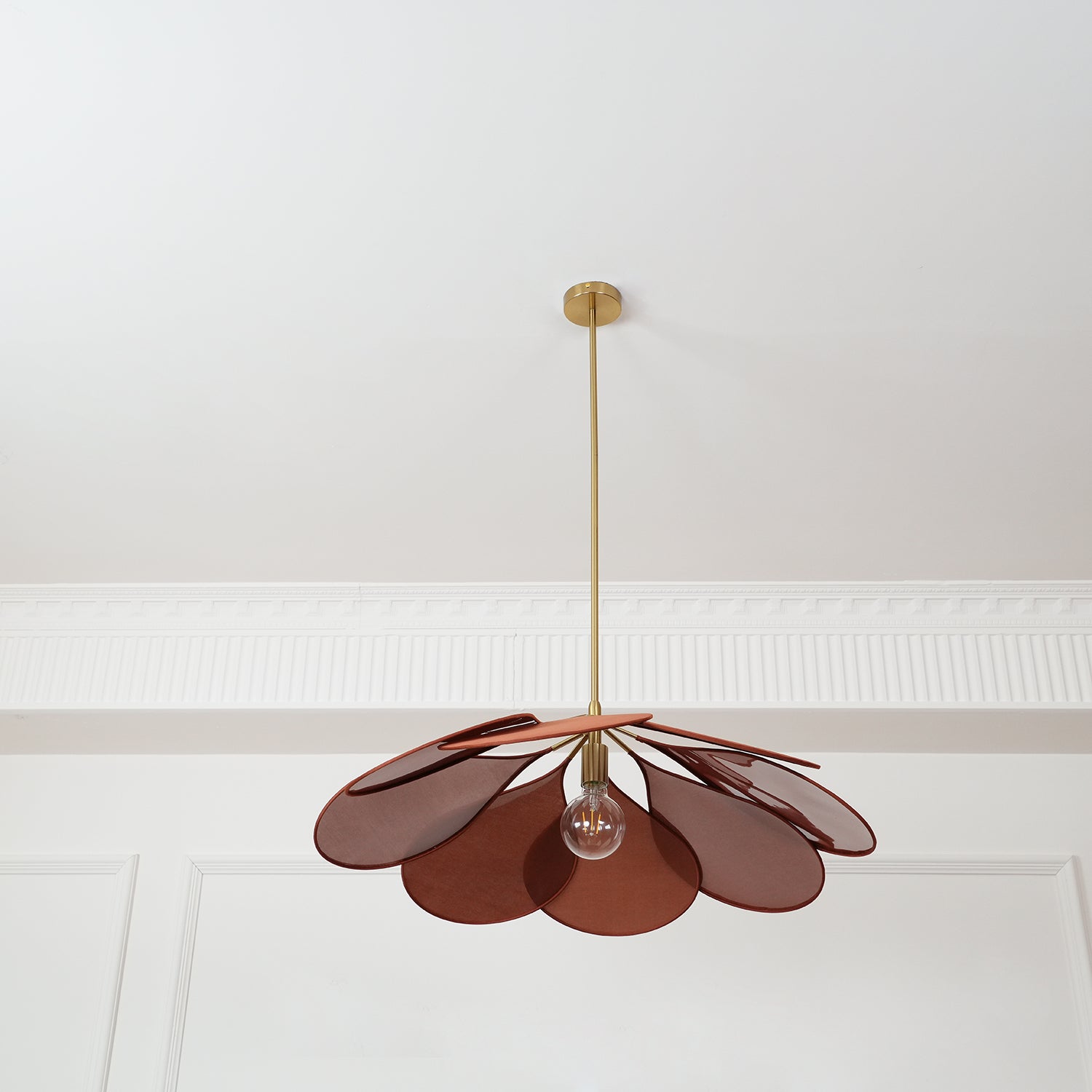 Dax Fabric Nature-inspired Pendant Lamp-Neutral Decor