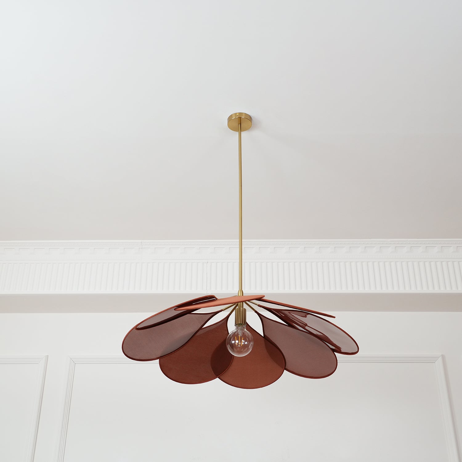 Dax Fabric Nature-inspired Pendant Lamp-Neutral Decor