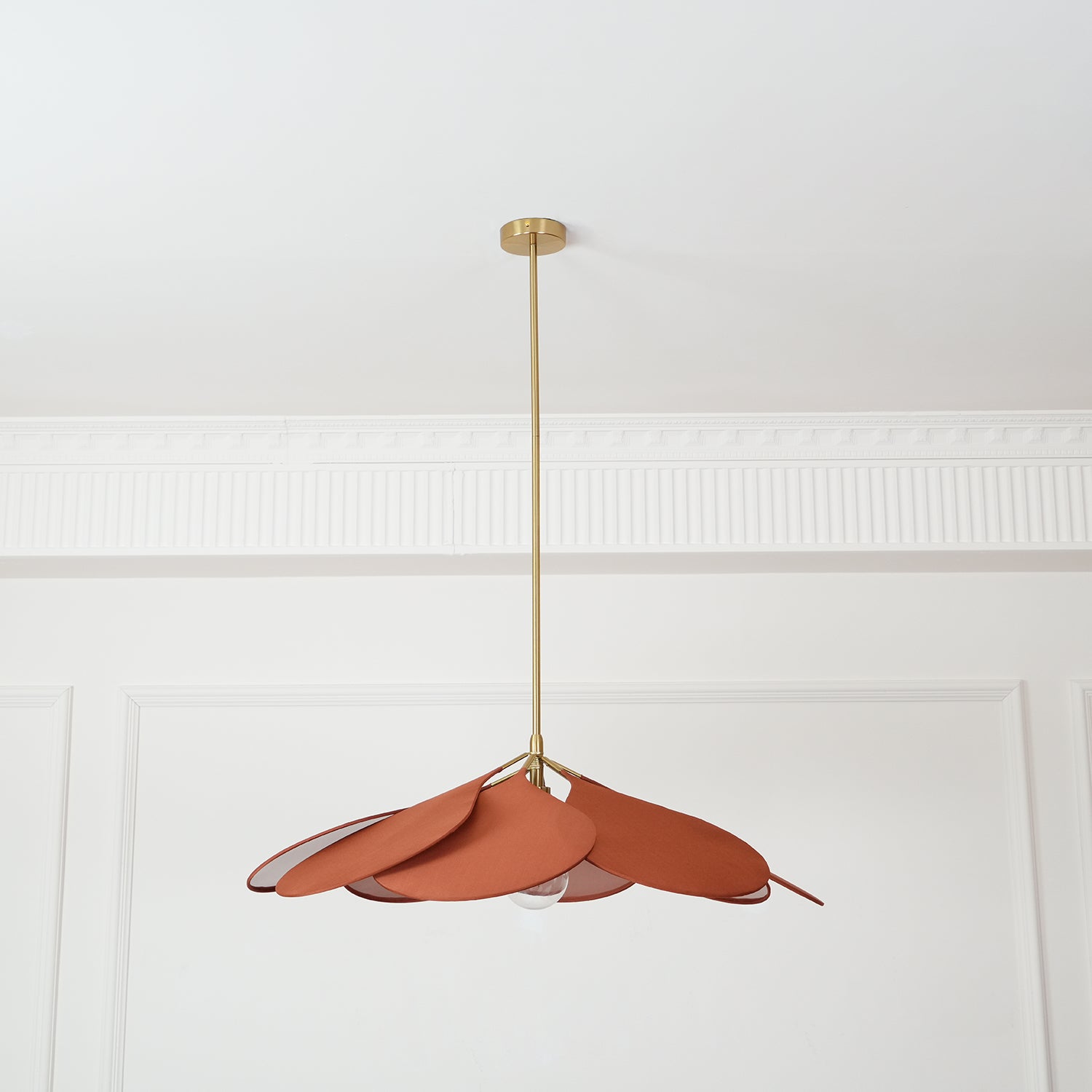 Dax Fabric Nature-inspired Pendant Lamp-Neutral Decor