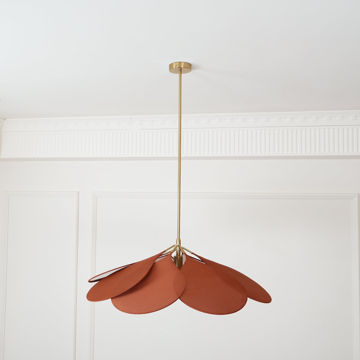 Dax Fabric Nature-inspired Pendant Lamp-Neutral Decor
