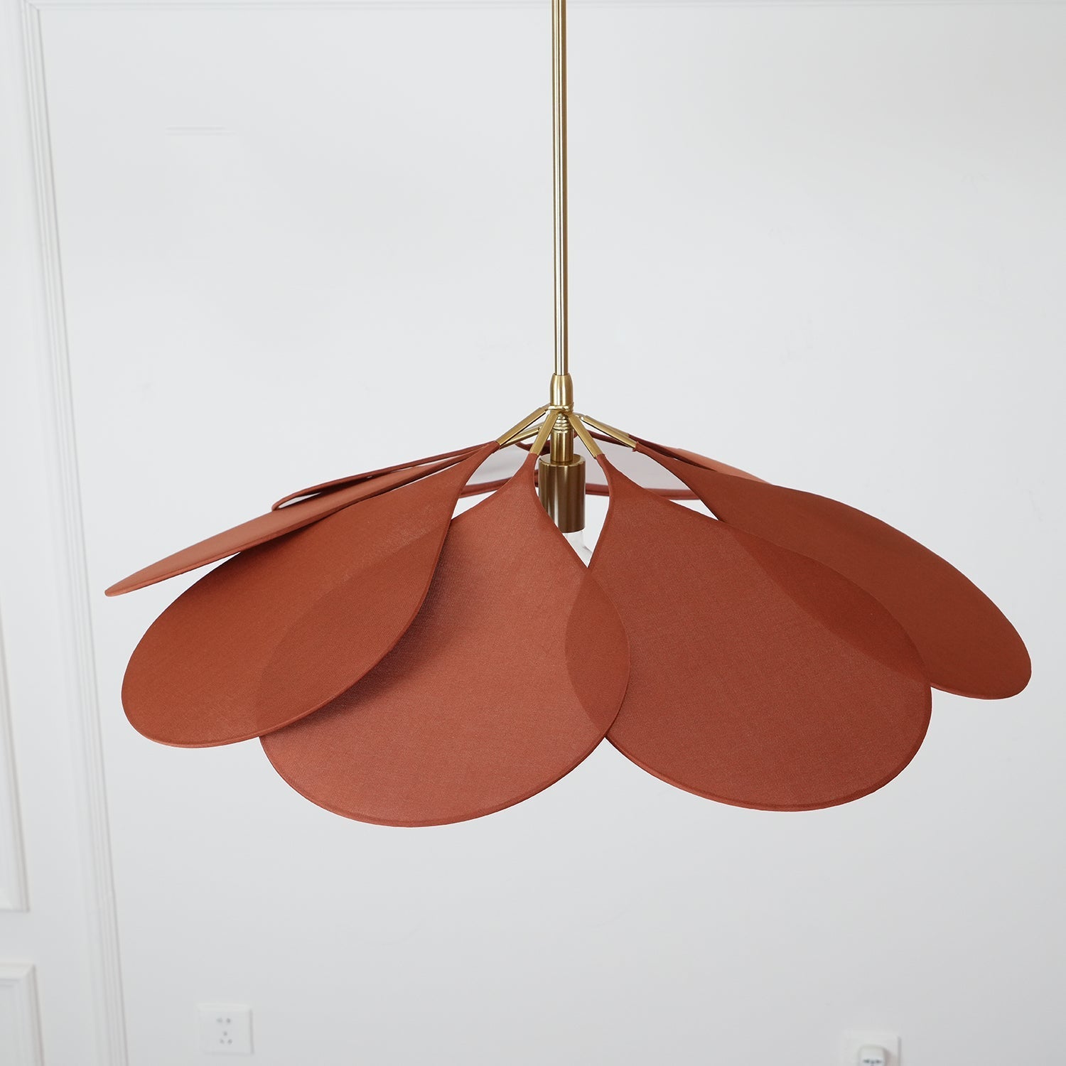 Dax Fabric Nature-inspired Pendant Lamp-Neutral Decor