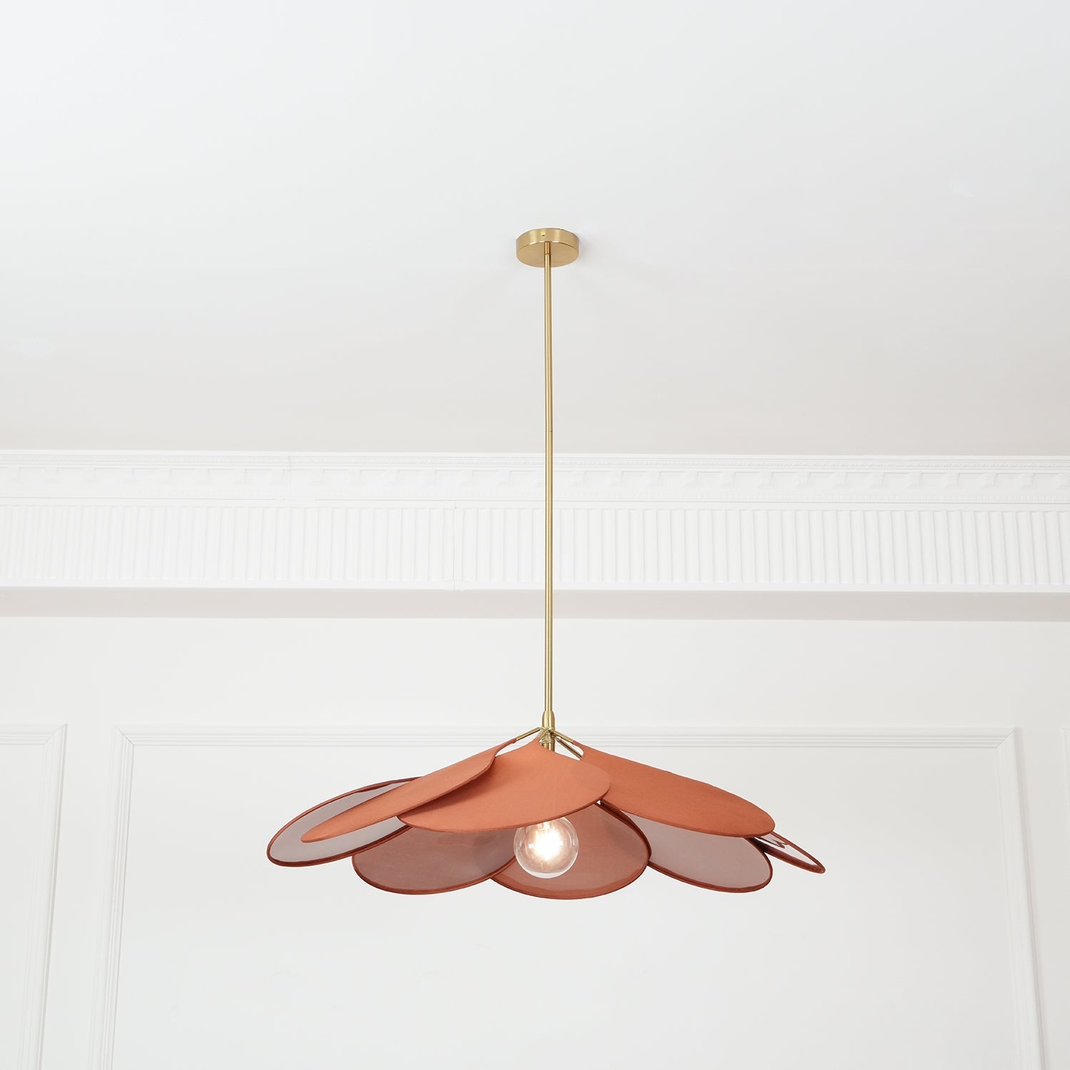 Dax Fabric Nature-inspired Pendant Lamp-Neutral Decor