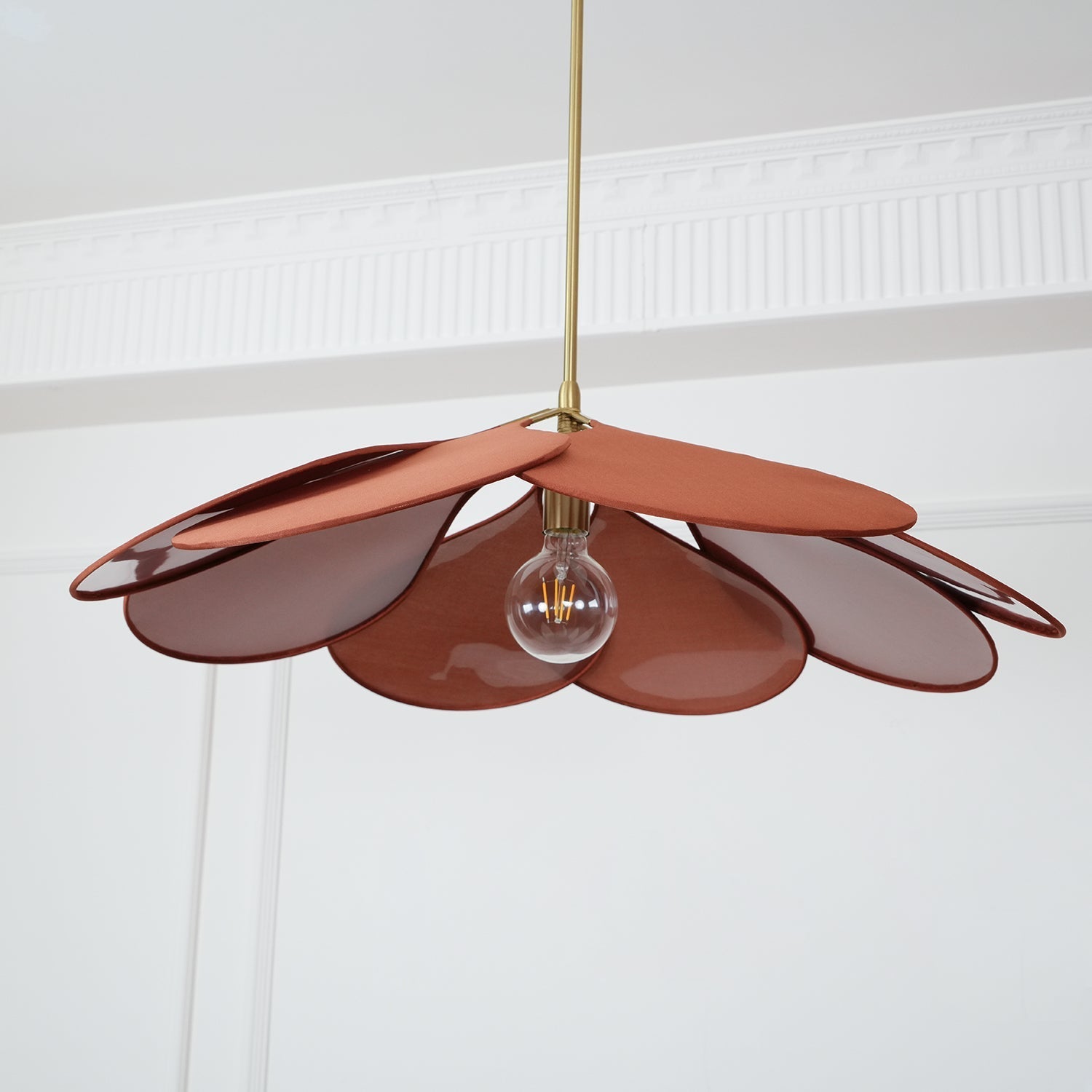 Dax Fabric Nature-inspired Pendant Lamp-Neutral Decor