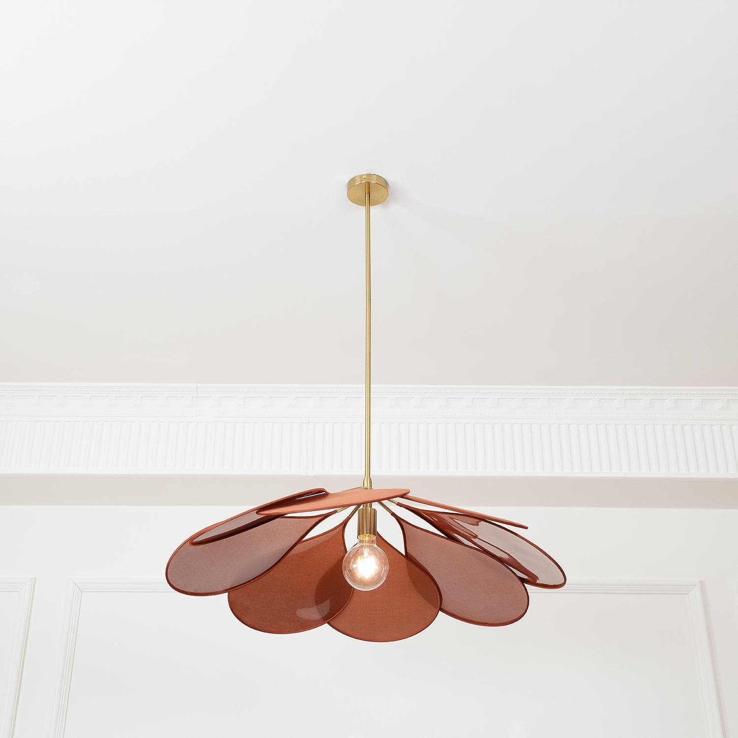 Dax Fabric Nature-inspired Pendant Lamp-Neutral Decor