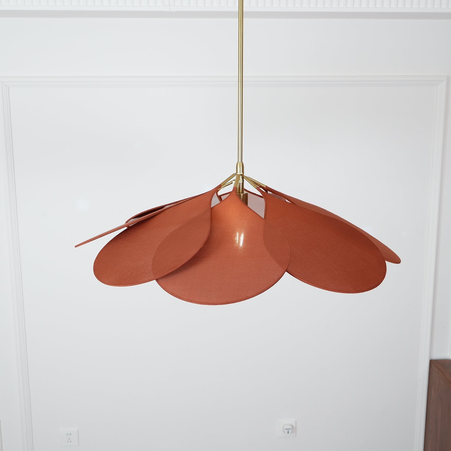 Dax Fabric Nature-inspired Pendant Lamp-Neutral Decor