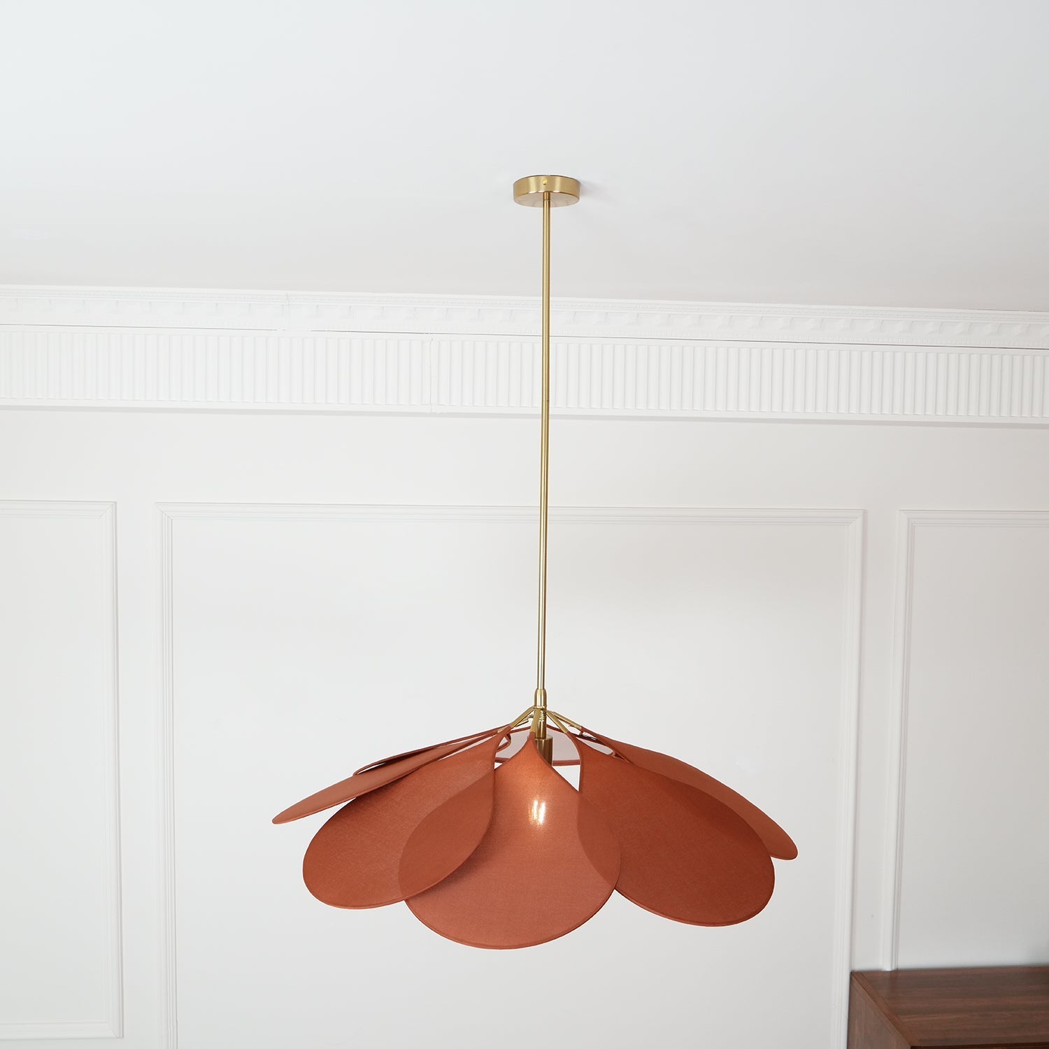 Dax Fabric Nature-inspired Pendant Lamp-Neutral Decor